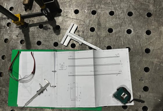 Bild von Planung und Messwerkzeug
